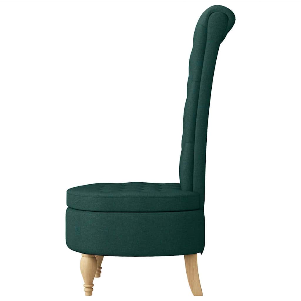 Slipper Stoel Donkergroen 56,5 x 70 x 110 cm Stof