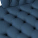 Slipper Stoel Blauw 56,5 x 70 x 110 cm Stof
