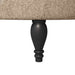 Slipper Stoel Lichtgrijs 56,5 x 70 x 110 cm Nep Suede Leer