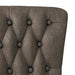 Slipper Stoel Donkergrijs 56,5 x 70 x 110 cm Nep Suede Leer