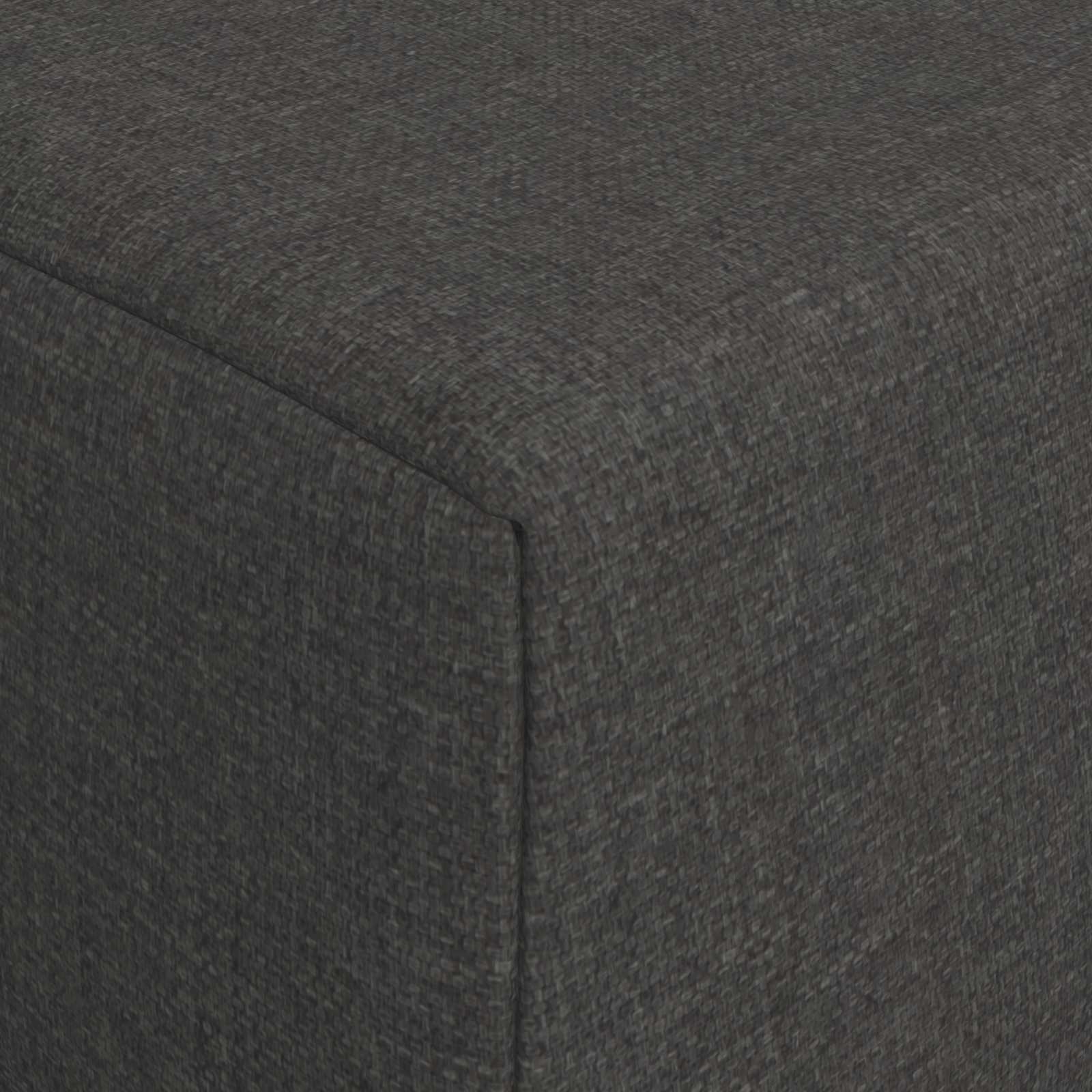 Vouwbare Bankbed Donkergrijs 200 x 70 x 15 cm Stof