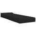 Vouwbare Bankbed Zwart 200 x 70 x 15 cm Stof