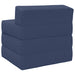 Vouwbare Bankbed Blauw 200 x 70 x 15 cm Stof