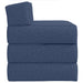 Vouwbare Bankbed Blauw 200 x 70 x 15 cm Stof