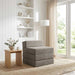 Vouwbare Bankbed Lichtgrijs 200 x 70 x 15 cm Fluweel
