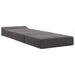 Vouwbare Bankbed Donkergrijs 200 x 70 x 15 cm Fluweel