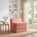 Vouwbare Bankbed Roze 200 x 70 x 15 cm Fluweel
