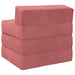 Vouwbare Bankbed Roze 200 x 70 x 15 cm Fluweel