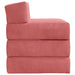 Vouwbare Bankbed Roze 200 x 70 x 15 cm Fluweel
