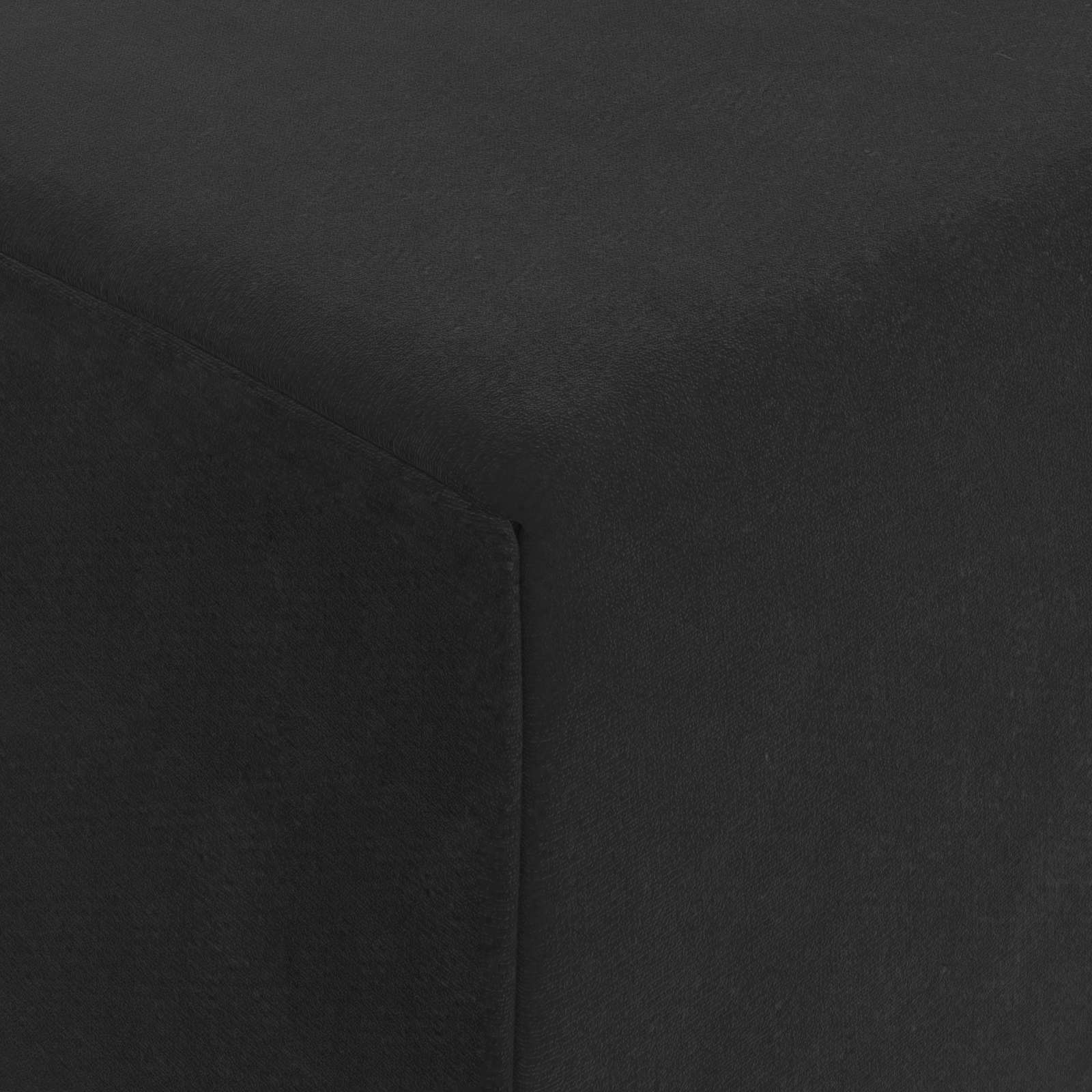 Vouwbare Bankbed Zwart 200 x 70 x 15 cm Fluweel