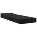 Vouwbare Bankbed Zwart 200 x 70 x 15 cm Fluweel