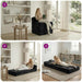 Vouwbare Bankbed Zwart 200 x 70 x 15 cm Fluweel