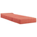 Vouwbare Bankbed Rood-oranje 200 x 70 x 15 cm Katoen Stof