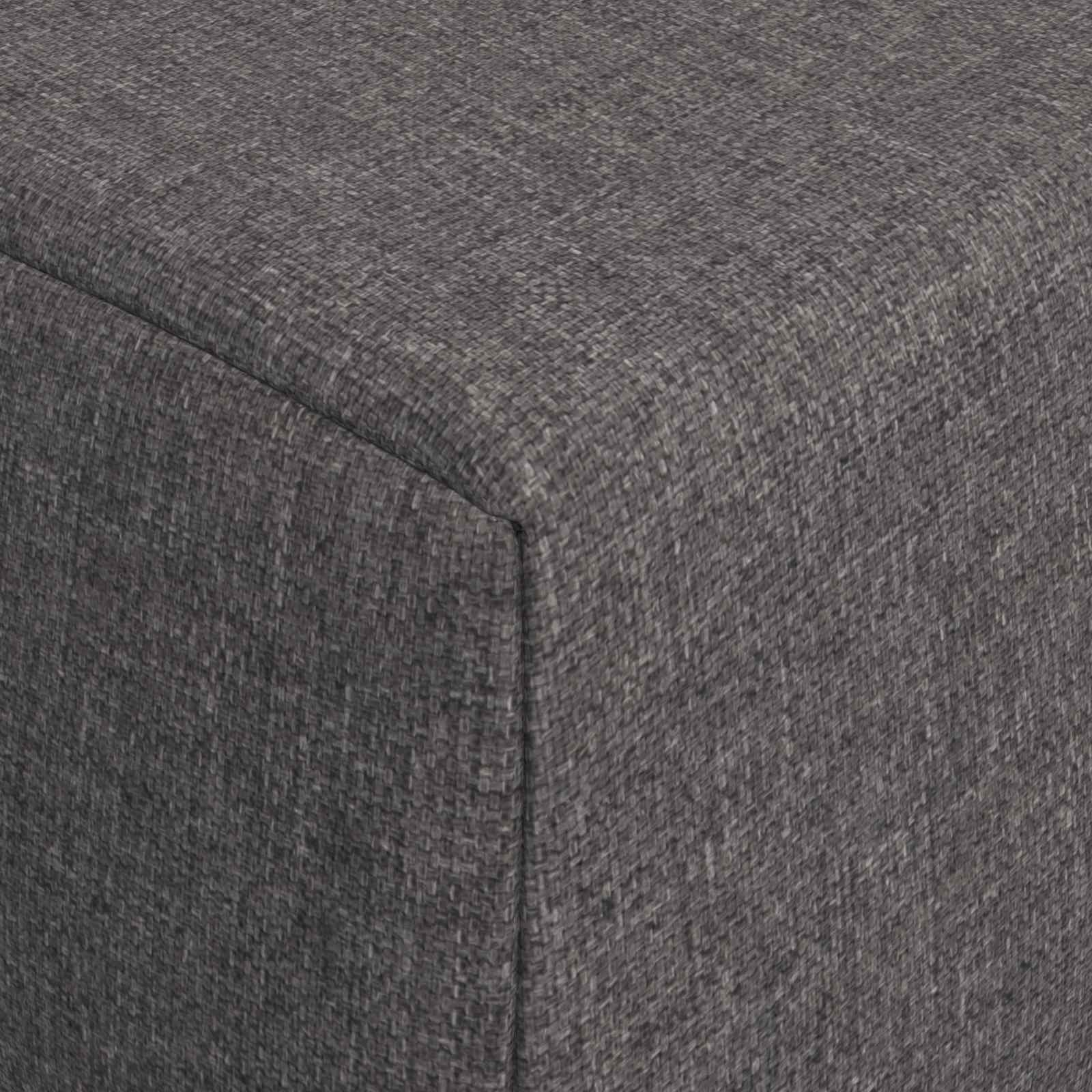Vouwbare Bankbed Lichtgrijs 200 x 70 x 10 cm Stof