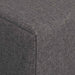 Vouwbare Bankbed Lichtgrijs 200 x 70 x 10 cm Stof