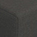 Vouwbare Bankbed Donkergrijs 200 x 70 x 10 cm Stof