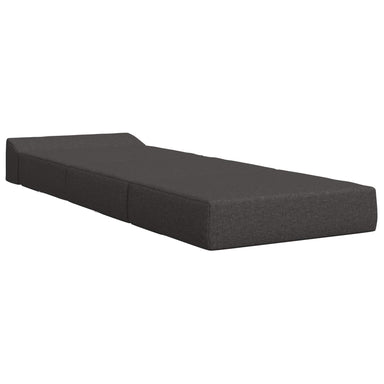 Vouwbare Bankbed Donkergrijs 200 x 70 x 10 cm Stof