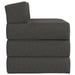 Vouwbare Bankbed Donkergrijs 200 x 70 x 10 cm Stof