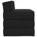 Vouwbare Bankbed Zwart 200 x 70 x 10 cm Stof