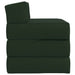 Vouwbare Bankbed Donkergroen 200 x 70 x 10 cm Stof
