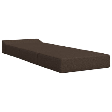 Vouwbare Bankbed Taupe 200 x 70 x 10 cm Stof
