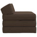 Vouwbare Bankbed Taupe 200 x 70 x 10 cm Stof