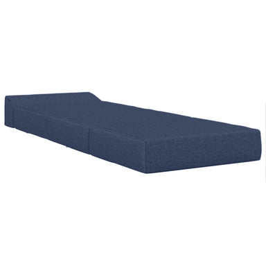 Vouwbare Bankbed Blauw 200 x 70 x 10 cm Stof