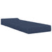 Vouwbare Bankbed Blauw 200 x 70 x 10 cm Stof