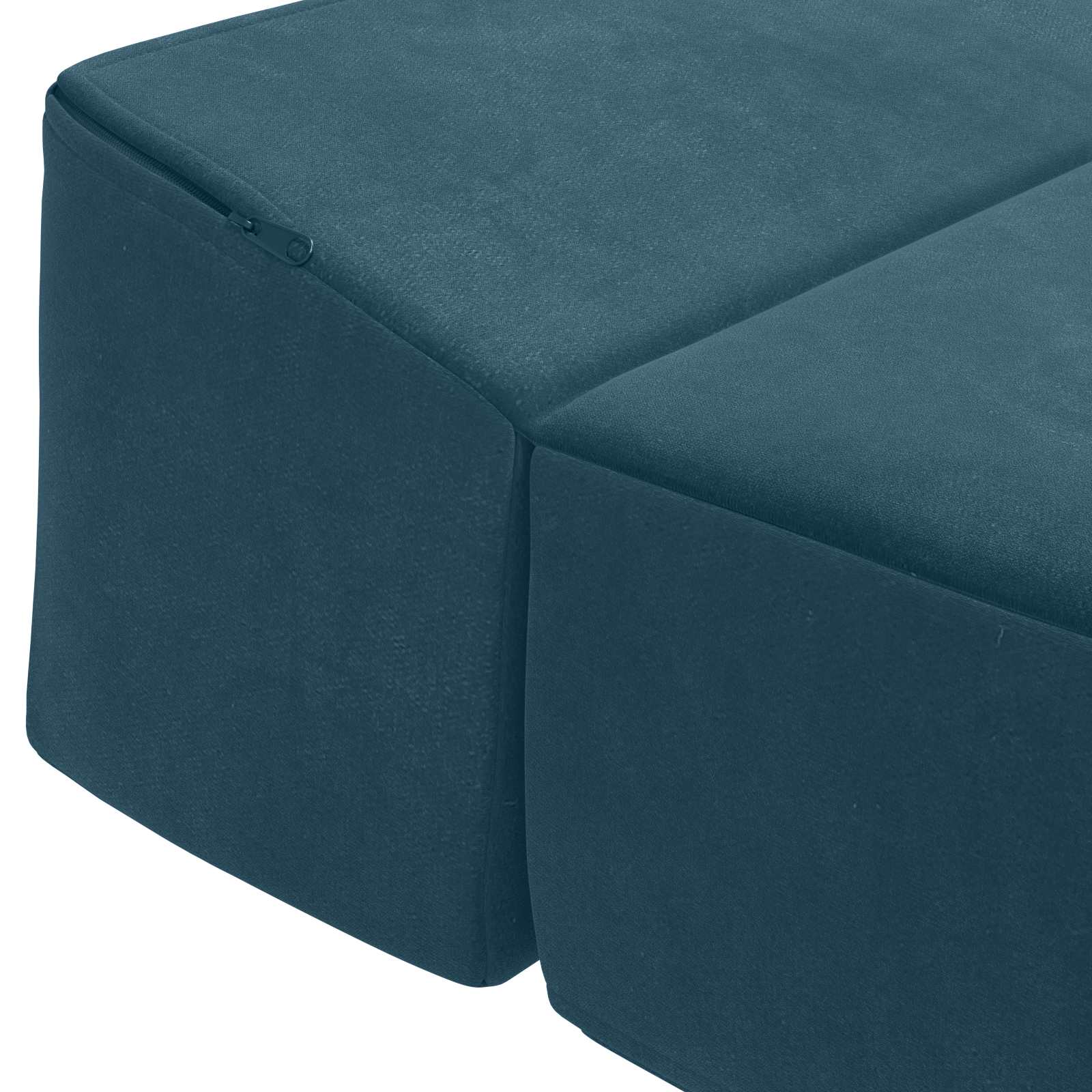 Vouwbare Bankbed Blauw 200 x 70 x 10 cm Fluweel