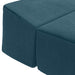 Vouwbare Bankbed Blauw 200 x 70 x 10 cm Fluweel