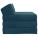 Vouwbare Bankbed Blauw 200 x 70 x 10 cm Fluweel