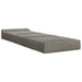 Vouwbare Bankbed Lichtgrijs 200 x 70 x 10 cm Fluweel