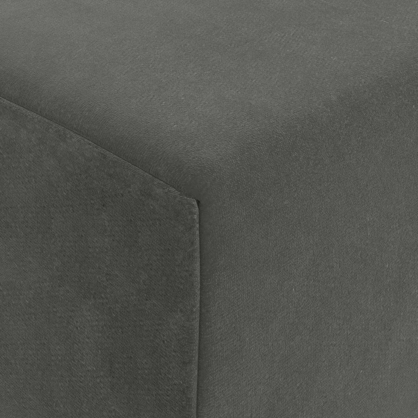 Vouwbare Bankbed Donkergrijs 200 x 70 x 10 cm Fluweel