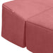 Vouwbare Bankbed Roze 200 x 70 x 10 cm Fluweel