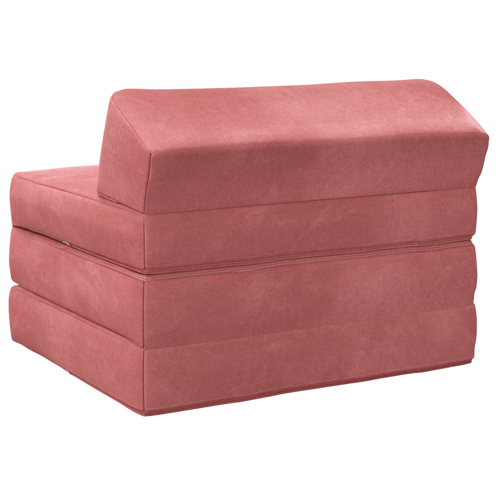 Vouwbare Bankbed Roze 200 x 70 x 10 cm Fluweel