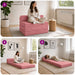 Vouwbare Bankbed Roze 200 x 70 x 10 cm Fluweel