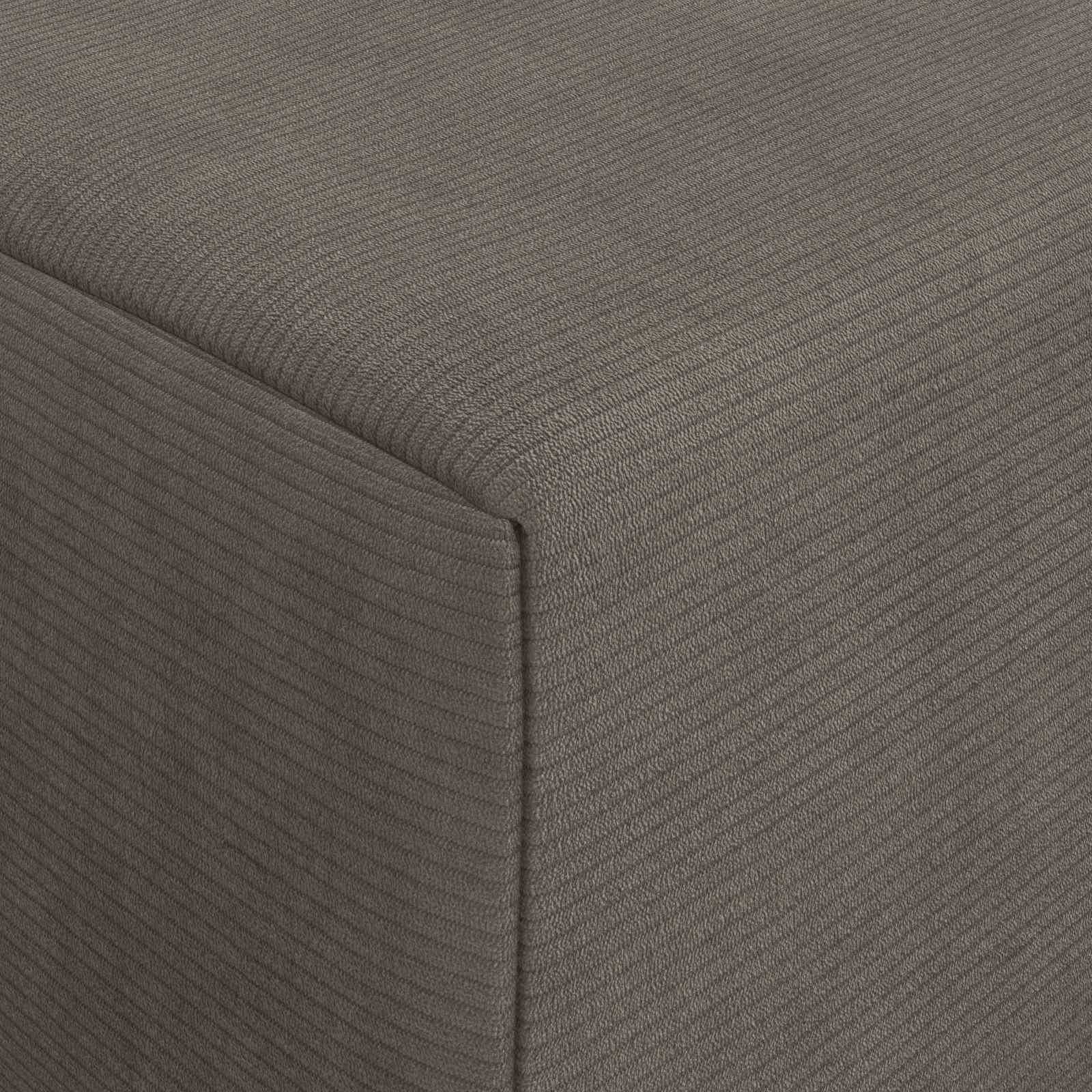 Vouwbare Bankbed Lichtgrijs 200 x 70 x 10 cm Katoen Stof