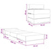 Vouwbare Bankbed Crèmekleurig 200 x 70 x 10 cm Katoen Stof
