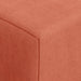 Vouwbare Bankbed Rood-oranje 200 x 70 x 10 cm Katoen Stof