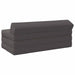 Vouwbare Bankbed Lichtgrijs 120 x 60 x 49 cm Stof