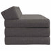 Vouwbare Bankbed Lichtgrijs 120 x 60 x 49 cm Stof