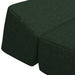 Vouwbare Bankbed Donkergroen 120 x 60 x 49 cm Stof