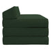 Vouwbare Bankbed Donkergroen 120 x 60 x 49 cm Stof