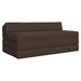 Vouwbare Bankbed Taupe 120 x 60 x 49 cm Stof