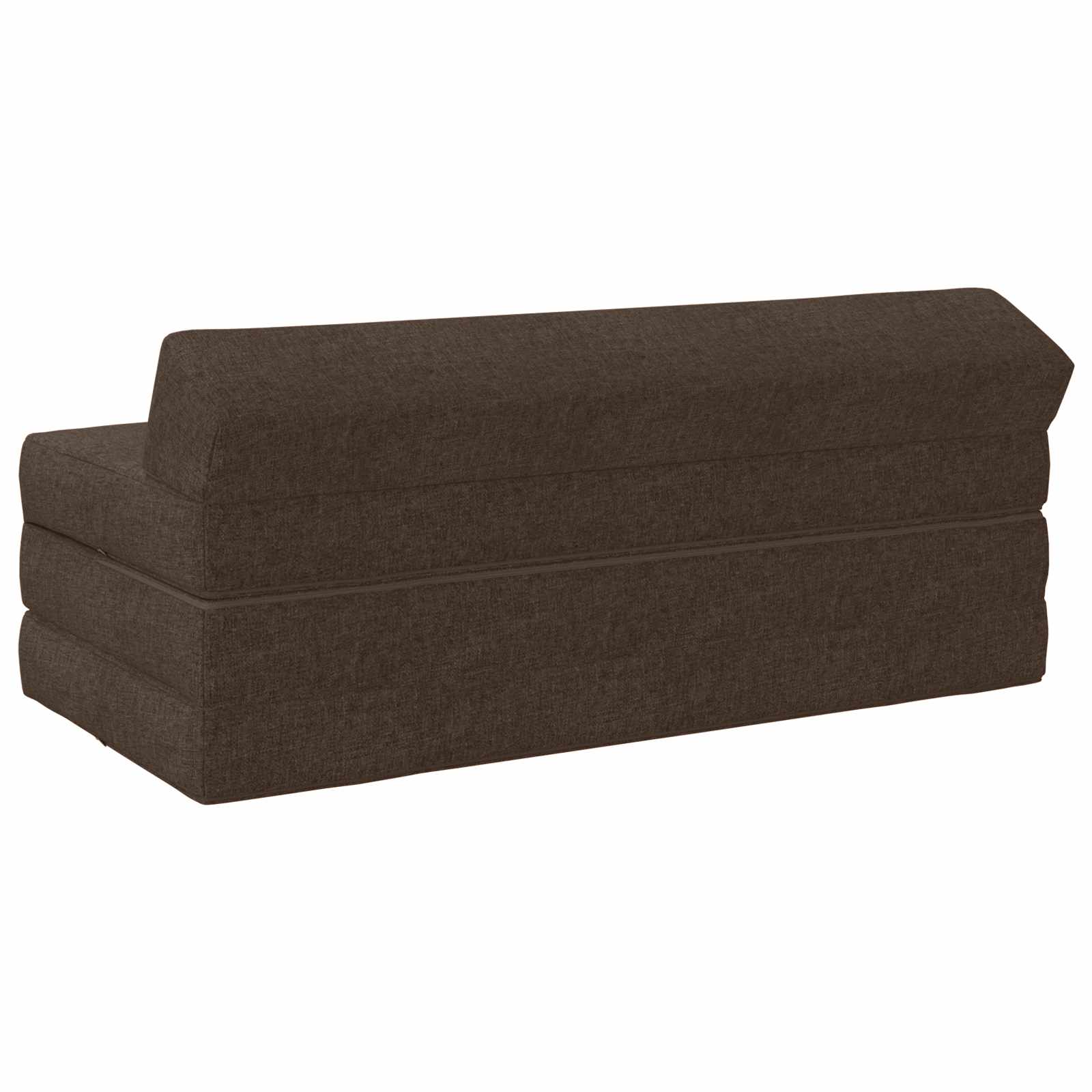 Vouwbare Bankbed Taupe 120 x 60 x 49 cm Stof