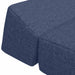 Vouwbare Bankbed Blauw 120 x 60 x 49 cm Stof