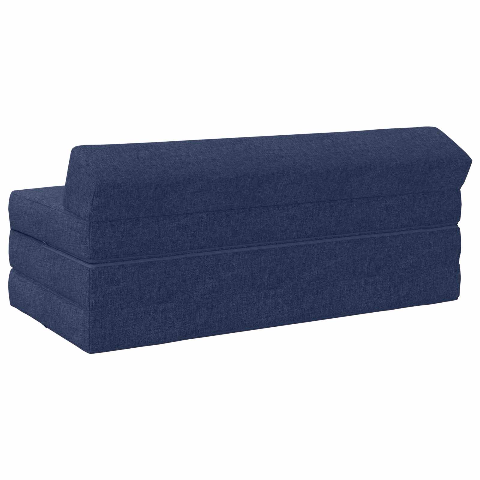Vouwbare Bankbed Blauw 120 x 60 x 49 cm Stof