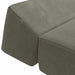 Vouwbare Bankbed Lichtgrijs 120 x 60 x 49 cm Stof