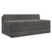 Vouwbare Bankbed Donkergrijs 120 x 60 x 49 cm Stof