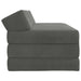 Vouwbare Bankbed Donkergrijs 120 x 60 x 49 cm Stof